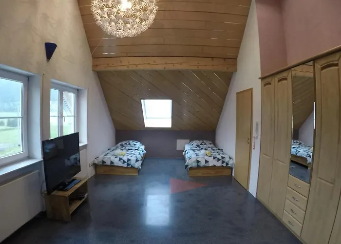 Ferienwohnung Leutkirch Offen Hell Hoch Schoene Aussicht